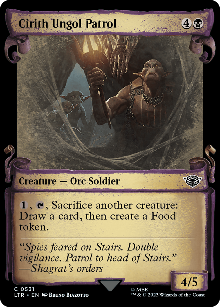 Cirith Ungol Patrol (LTR-531) - [The Lord of the Rings: Tales of Middle-earth]: (Showcase)