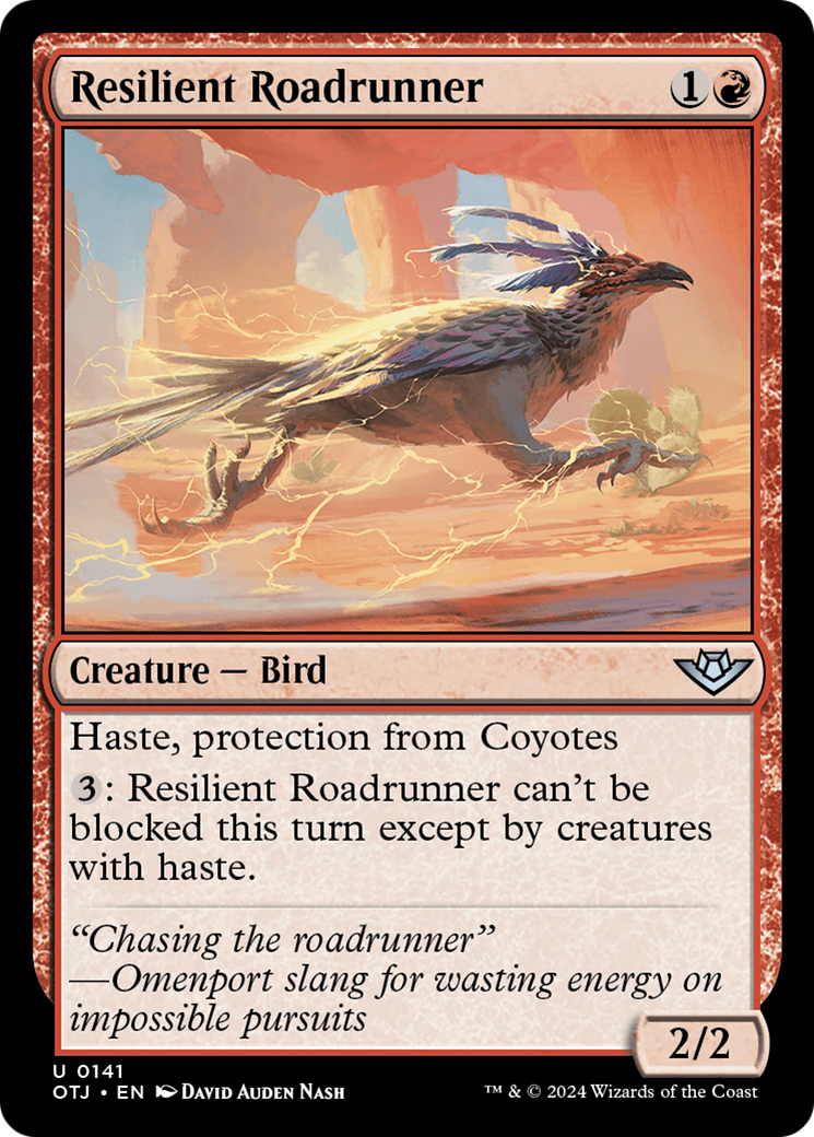 Resilient Roadrunner (OTJ-141) - [Outlaws of Thunder Junction]