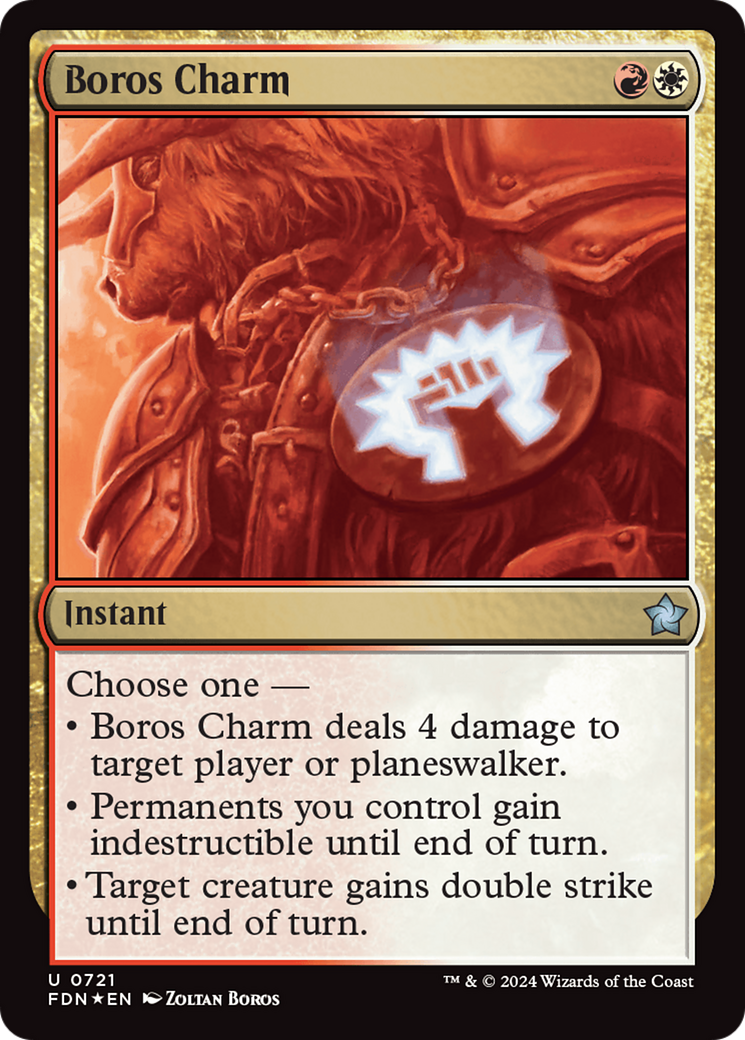 Boros Charm (FDN-721) - [Foundations] Foil