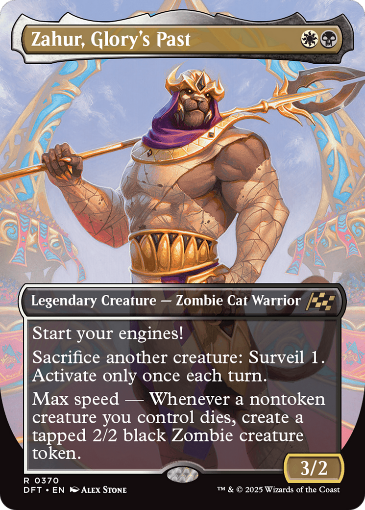 Zahur, Glory's Past (Borderless) (DFT-370) - [Aetherdrift]