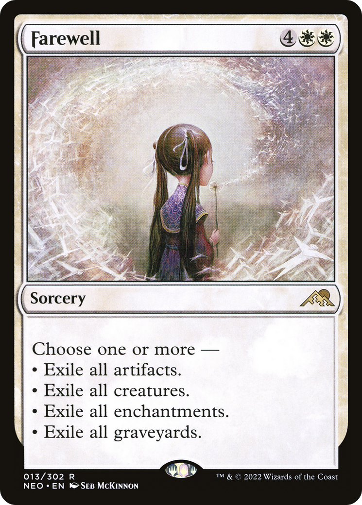 Farewell (NEO-013) - [Kamigawa: Neon Dynasty] Foil