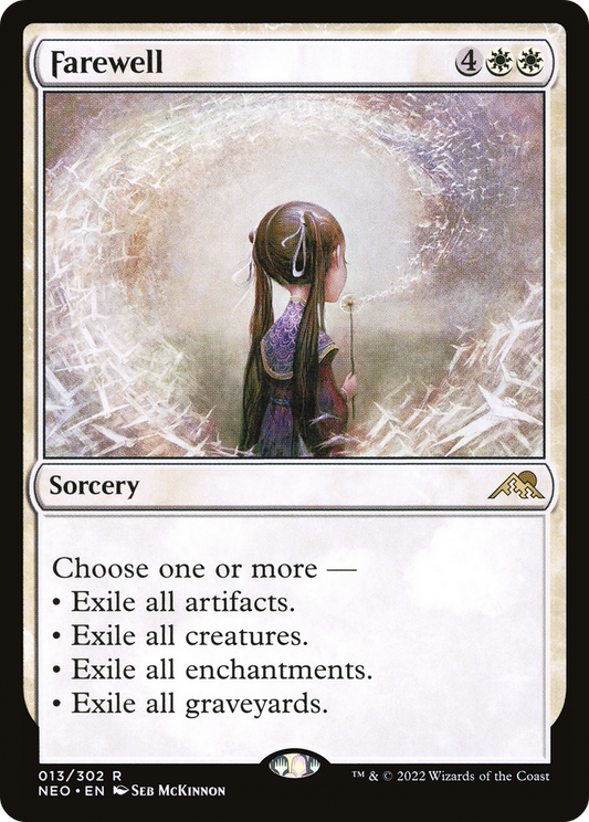 Farewell (NEO-013) - [Kamigawa: Neon Dynasty] Foil