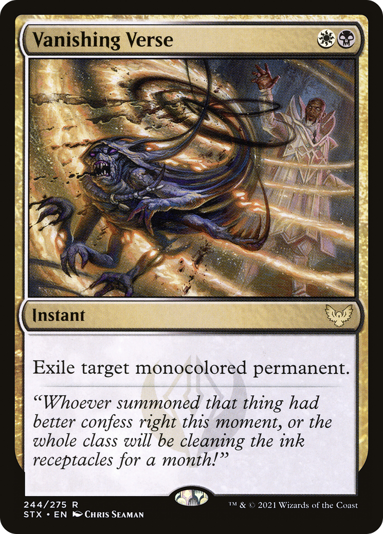 Vanishing Verse (STX-244) - [Strixhaven: School of Mages] Foil