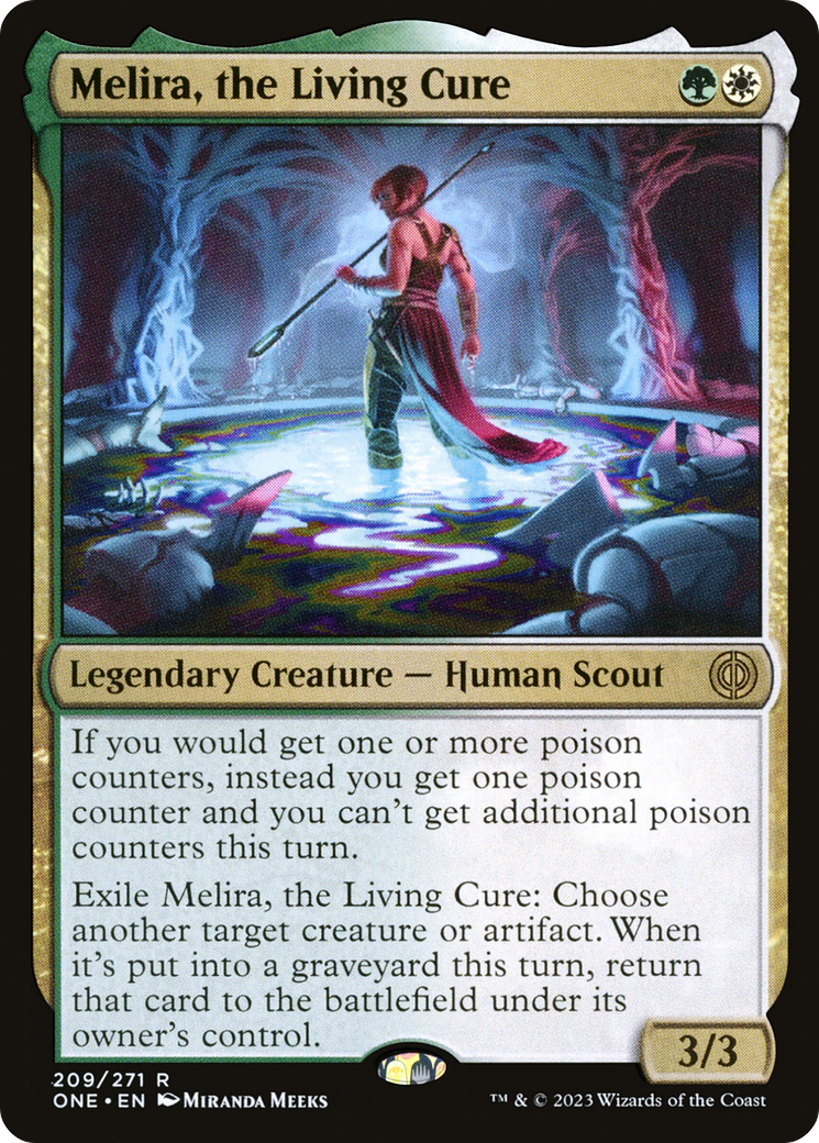 Melira, the Living Cure (ONE-209) - [Phyrexia: All Will Be One] Foil
