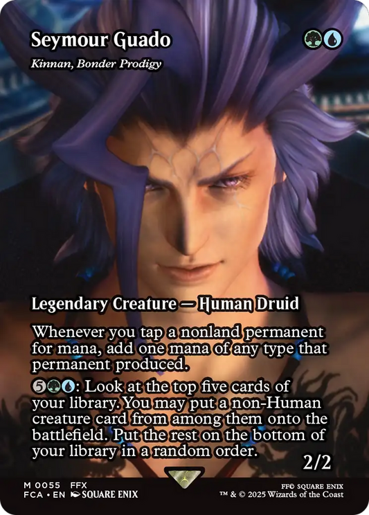 Kinnan, Bonder Prodigy (FCA-055) - [FINAL FANTASY: Through the Ages] / Seymour Guado (Borderless) Foil