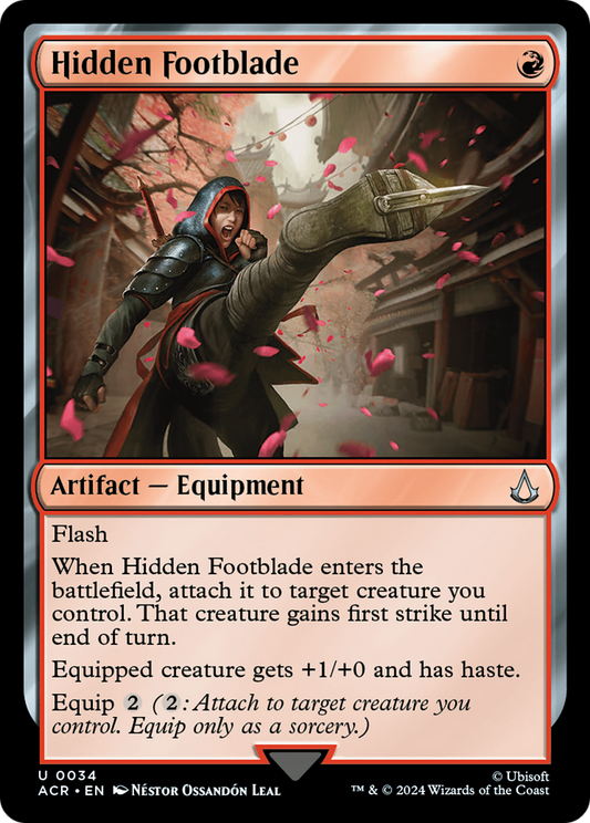 Hidden Footblade (ACR-034) - [Assassin's Creed] Foil