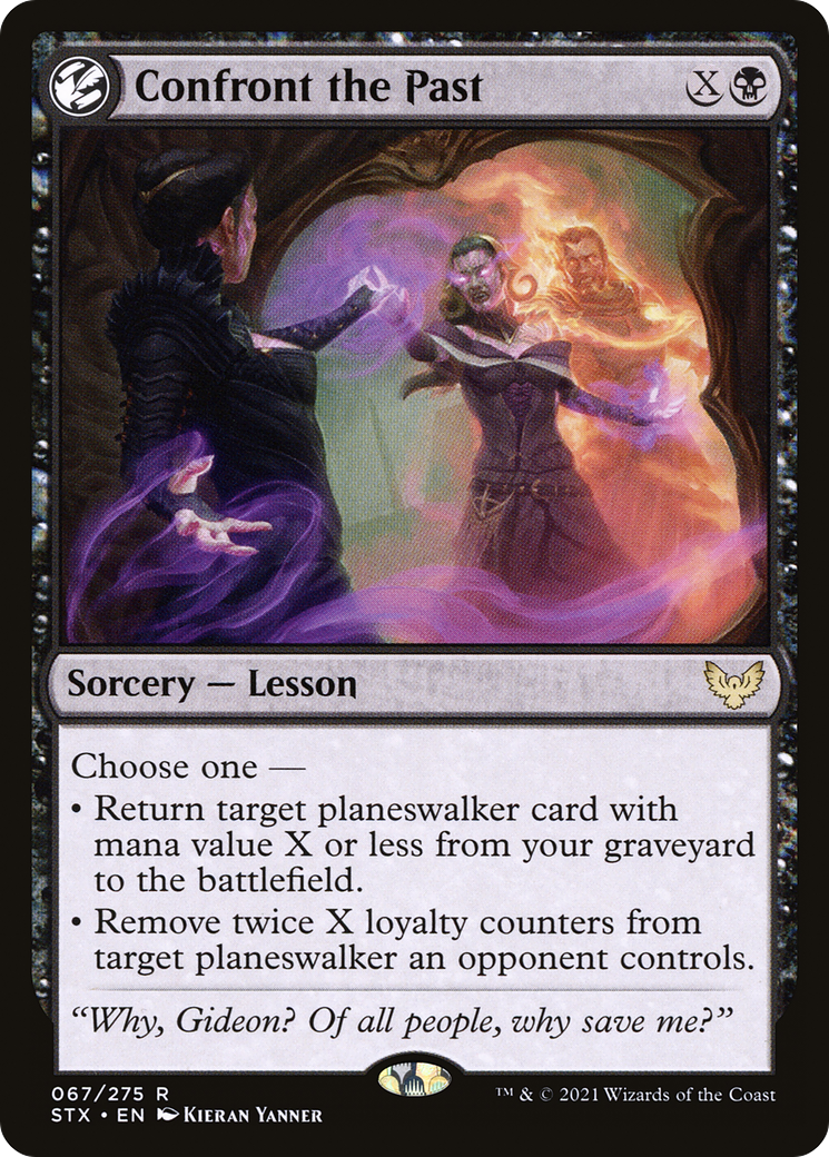 Confront the Past (STX-067) - [Strixhaven: School of Mages]: (lesson) Foil