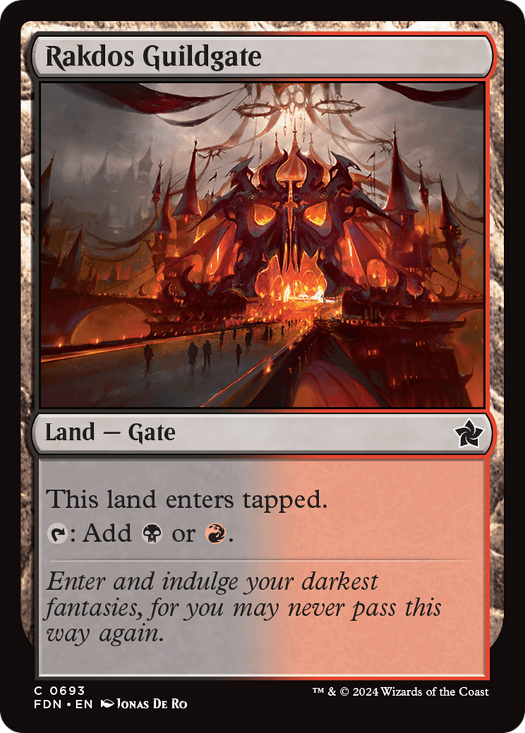 Rakdos Guildgate (FDN-693) - [Foundations]