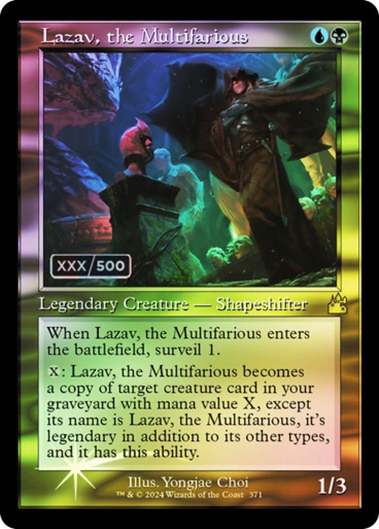 Lazav, the Multifarious (RVR-371Z) - [Ravnica Remastered] Foil