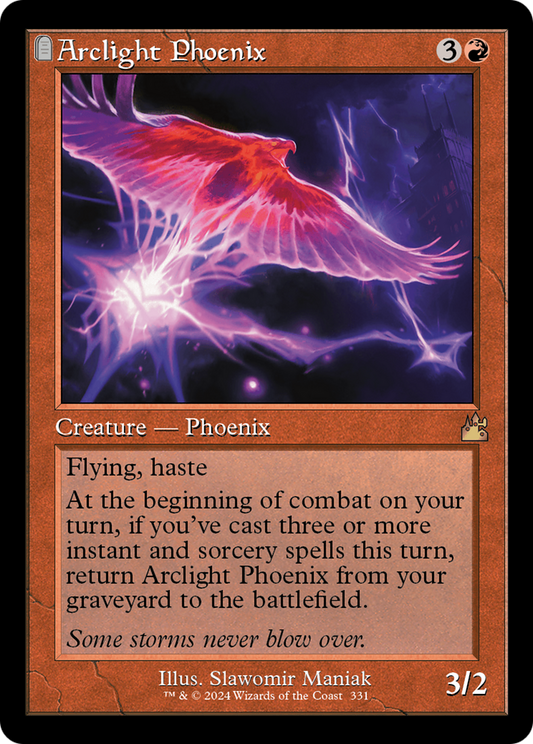 Arclight Phoenix (RVR-331) - [Ravnica Remastered]: (tombstone) Foil