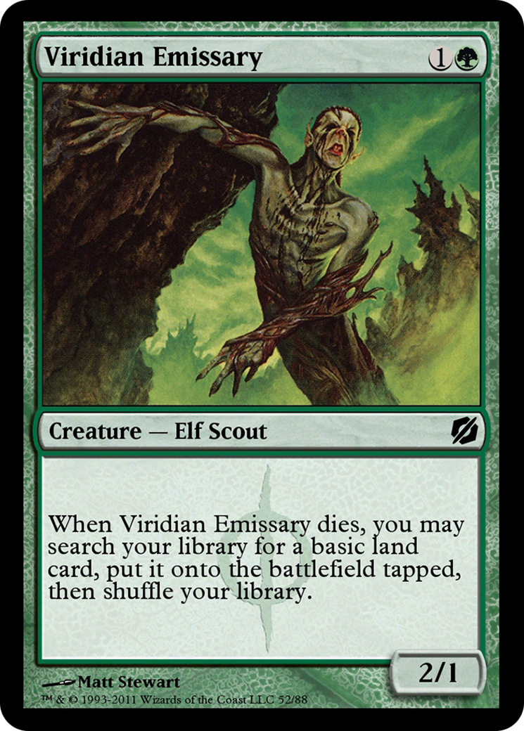 Viridian Emissary (TD2-052) - [Duel Decks: Mirrodin Pure vs. New Phyrexia]