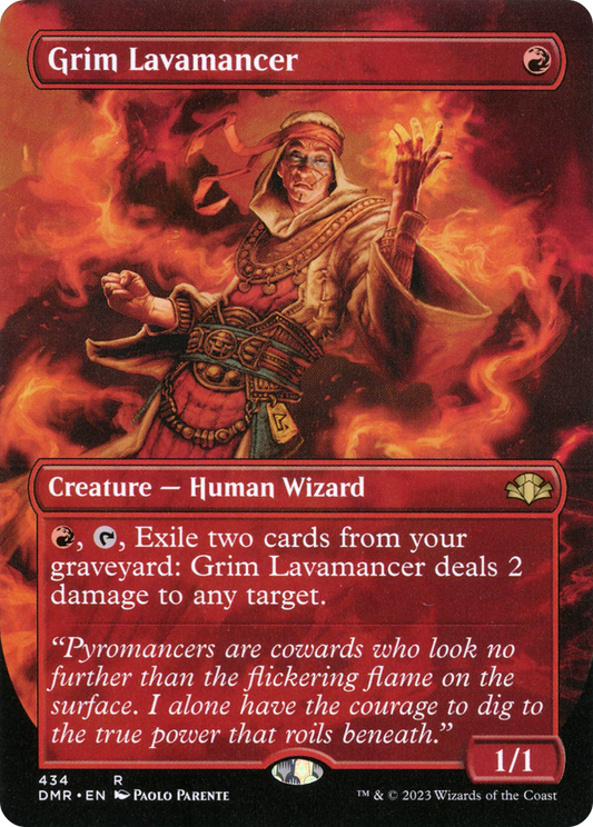 Grim Lavamancer (DMR-434) - [Dominaria Remastered] (Borderless)