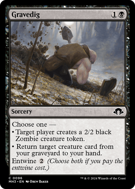 Gravedig (MH3-096) - [Modern Horizons 3] Foil