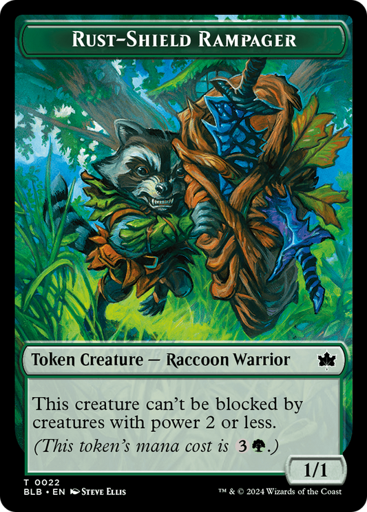 Rust-Shield Rampager (TBLB-022) - [Bloomburrow Tokens] Foil