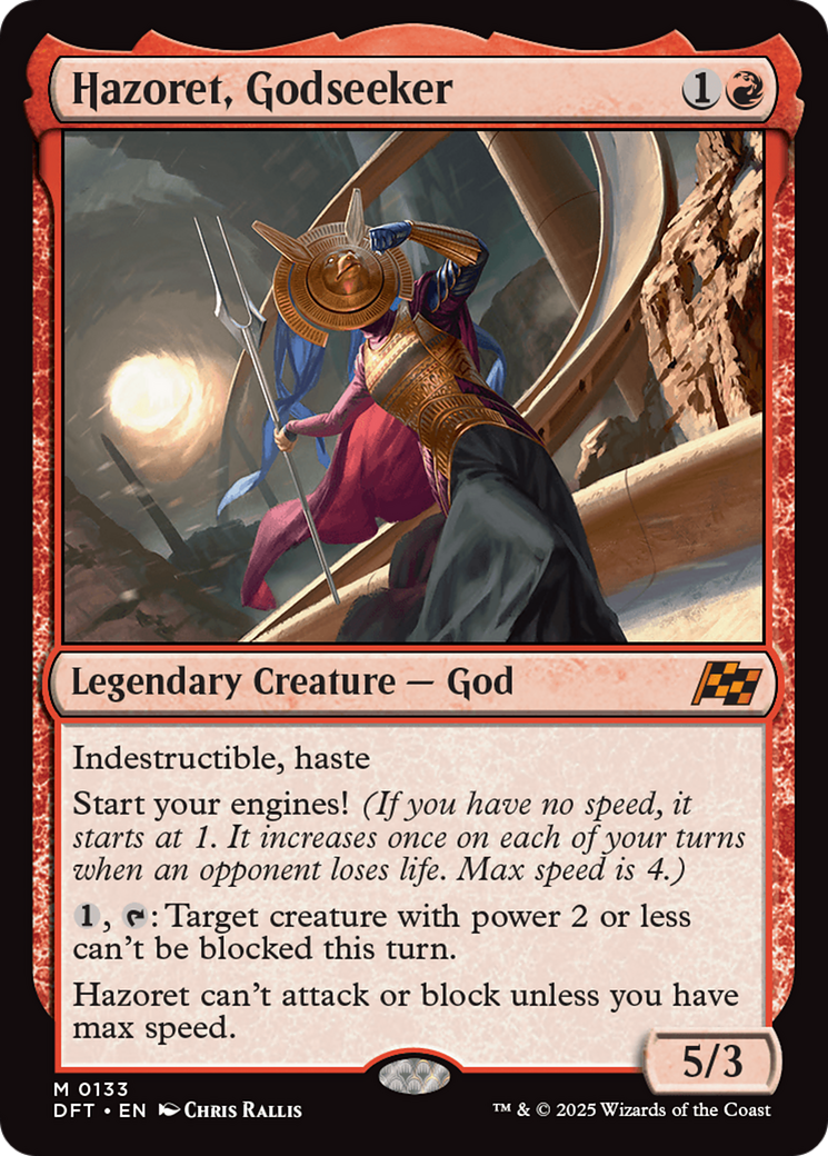 Hazoret, Godseeker (DFT-133) - [Aetherdrift] Foil