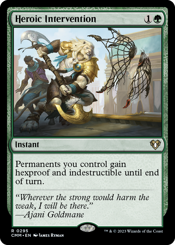Intervention héroïque [Commander Masters] 