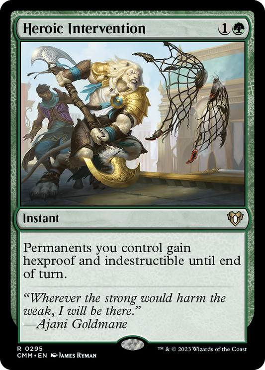 Heroic Intervention (CMM-295) - [Commander Masters]