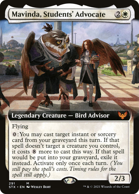 Mavinda, Students' Advocate (Extended Art) (STX-291) - [Strixhaven: School of Mages]: (Extended Art)