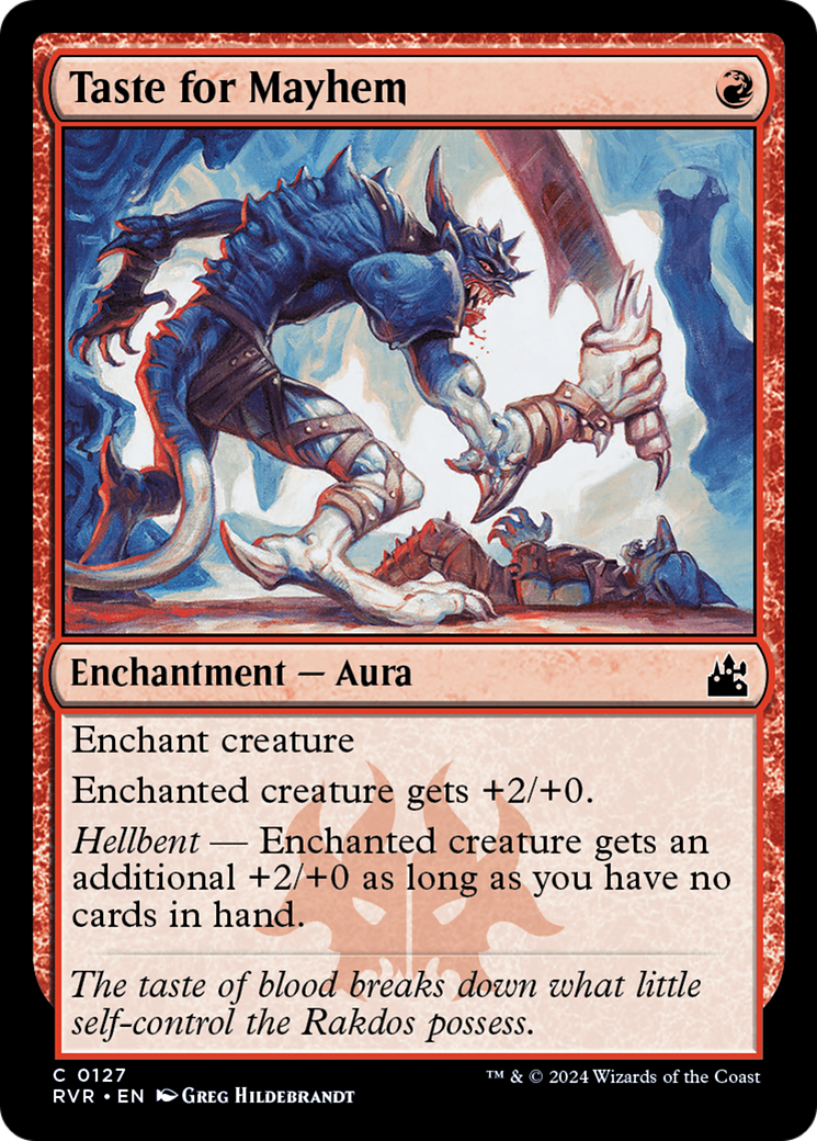 Taste for Mayhem (RVR-127) - [Ravnica Remastered]