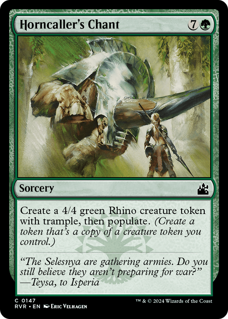 Horncaller's Chant (RVR-147) - [Ravnica Remastered] Foil