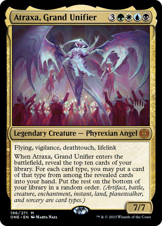 Atraxa, Grand Unifier (PPONE-196P) - [Phyrexia: All Will Be One Promos]