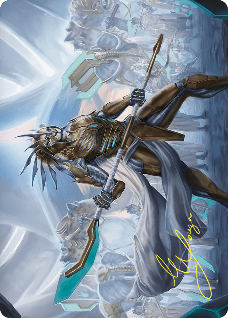 Kemba, Kha Regent Art Card (Gold-Stamped Signature) (ASCMM-002) - [Commander Masters Art Series] (Borderless)