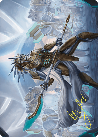 Kemba, Kha Regent Art Card (Gold-Stamped Signature) (ASCMM-002) - [Commander Masters Art Series] (Borderless)