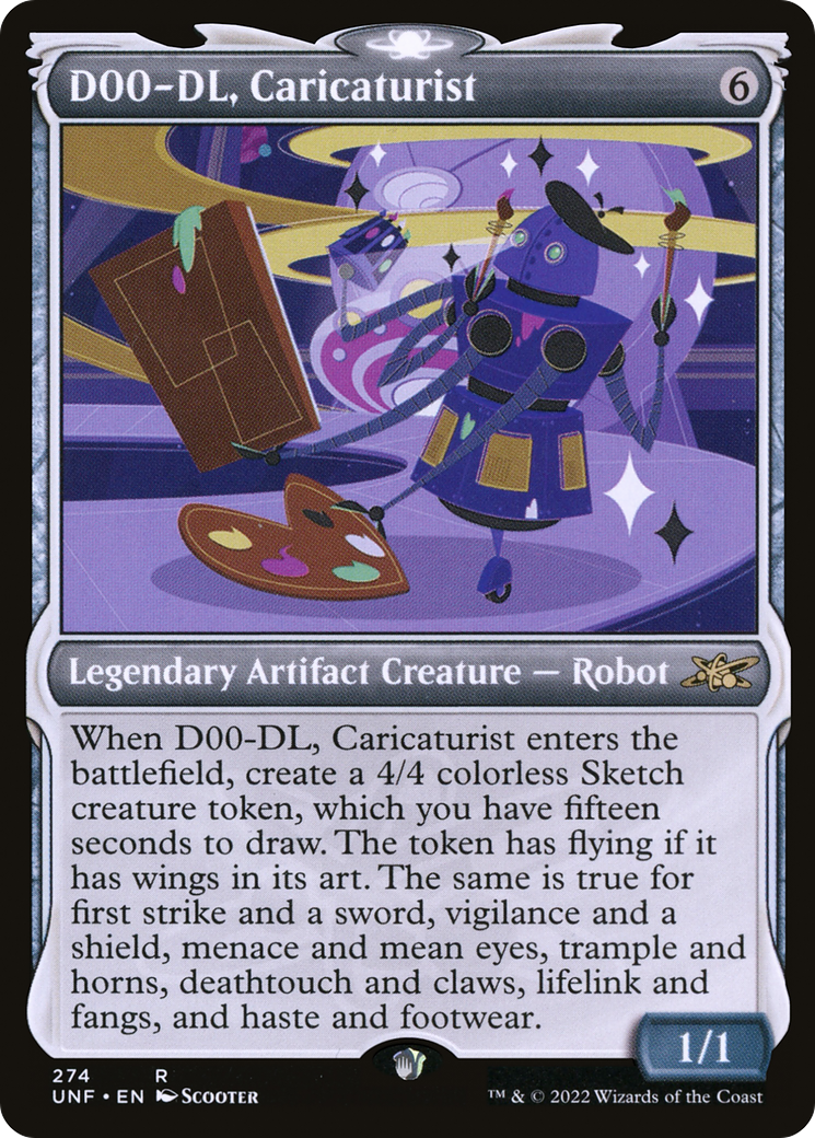 D00-DL, Caricaturist (UNF-274) - [Unfinity]: (Showcase) Foil