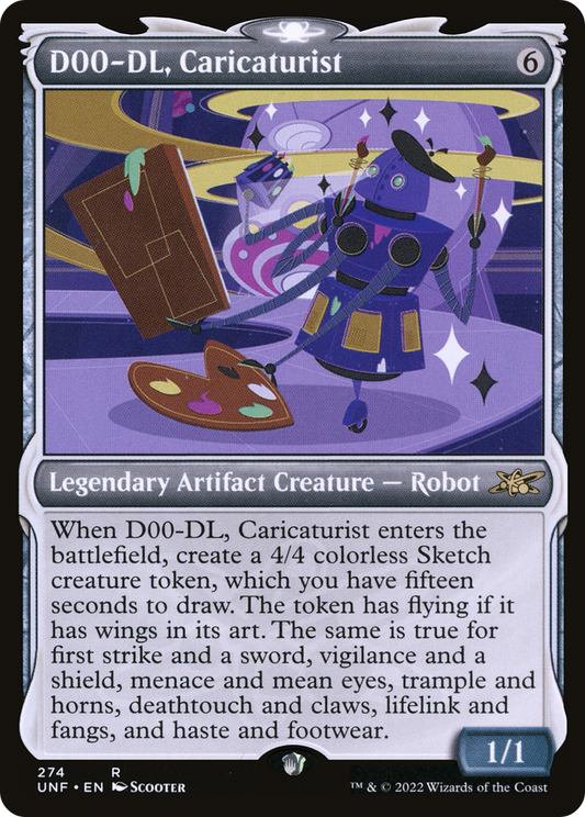 D00-DL, Caricaturist (UNF-274) - [Unfinity]: (Showcase) Foil