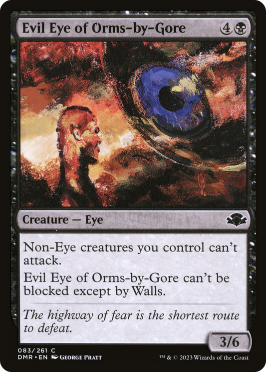 Evil Eye of Orms-by-Gore (DMR-083) - [Dominaria Remastered] Foil