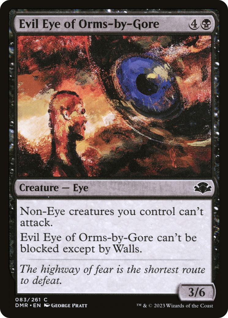 Evil Eye of Orms-by-Gore (DMR-083) - [Dominaria Remastered] Foil