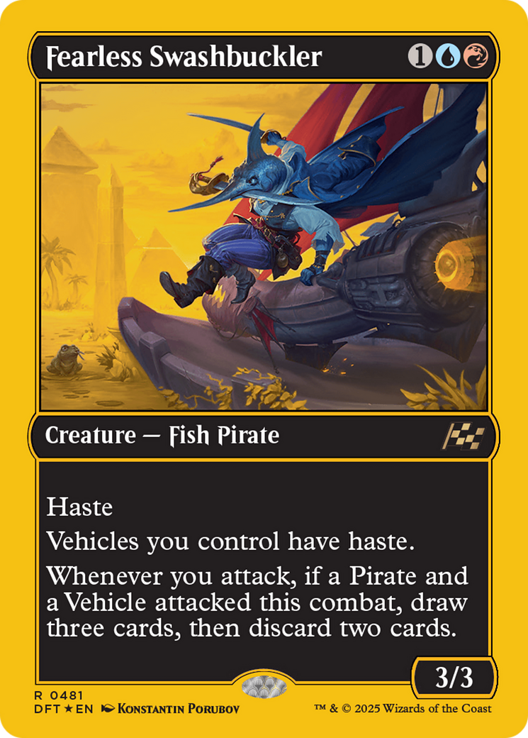 Fearless Swashbuckler (DFT-481) - [Aetherdrift] Foil