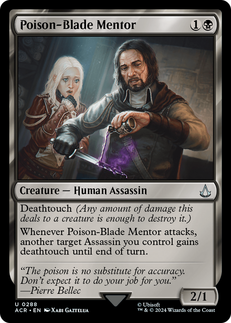 Poison-Blade Mentor (ACR-288) - [Assassin's Creed]