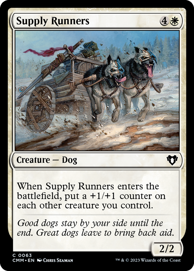Supply Runners (CMM-063) - [Commander Masters]