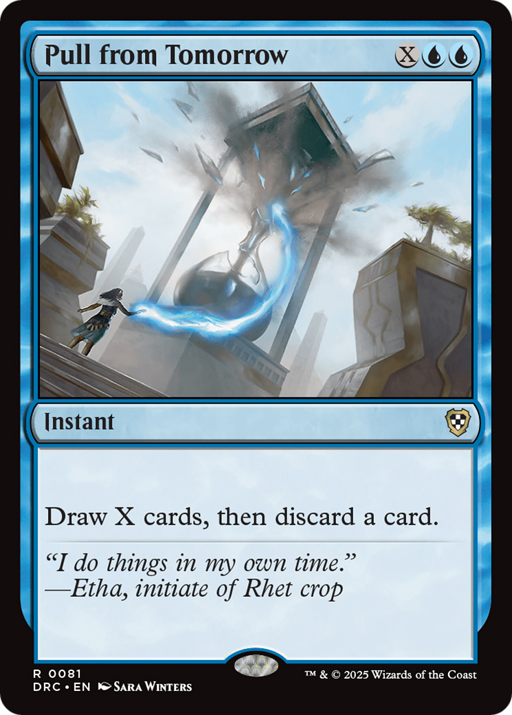 Pull from Tomorrow (DRC-081) - [Commander: Aetherdrift]