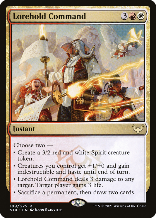 Lorehold Command (STX-199) - [Strixhaven: School of Mages]