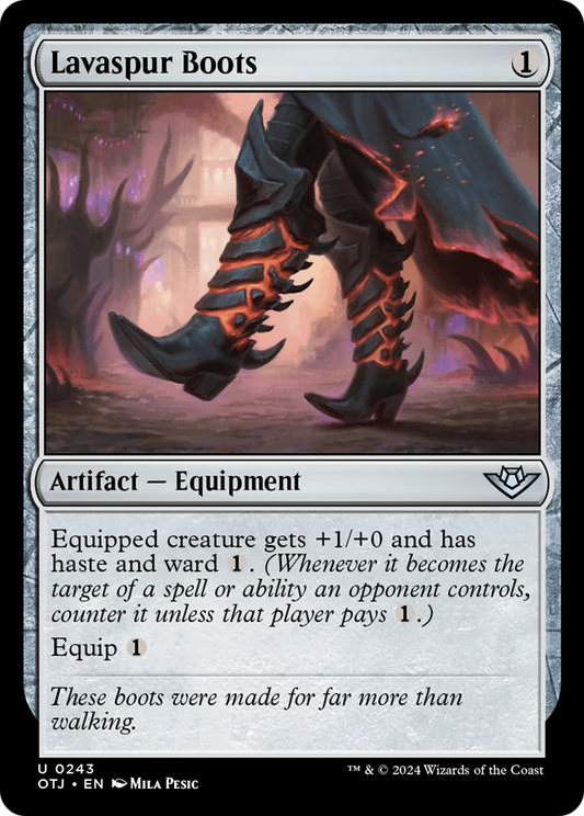 Bottes Lavaspur (OTJ-243) - [Hors la loi de Thunder Junction] 