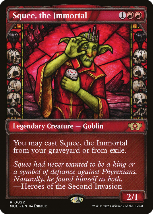 Squee, the Immortal (MUL-022) - [Multiverse Legends]: (Showcase) Foil