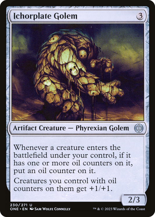 Ichorplate Golem (ONE-230) - [Phyrexia: All Will Be One] Foil