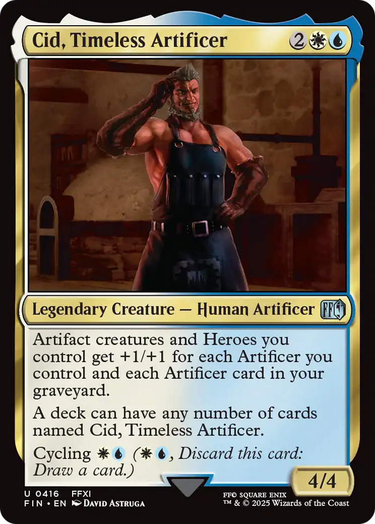 Cid, Timeless Artificer (0416) (FIN-416) - [FINAL FANTASY]