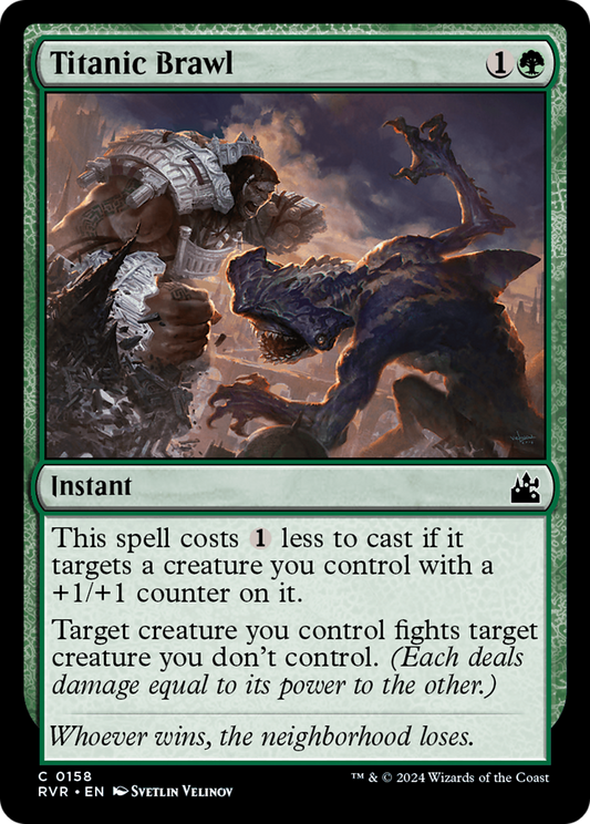 Titanic Brawl (RVR-158) - [Ravnica Remastered]