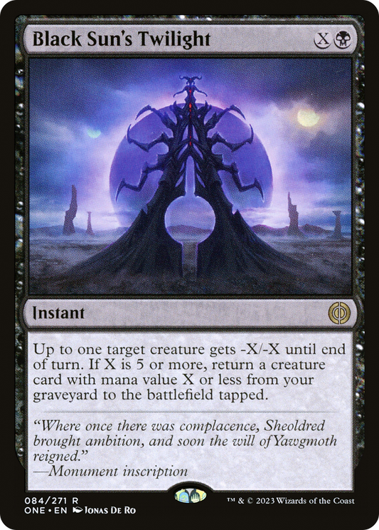 Black Sun's Twilight (ONE-084) - [Phyrexia: All Will Be One] Foil