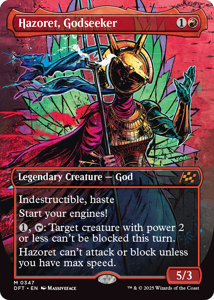 Hazoret, Godseeker (DFT-347) - [Aetherdrift] (Borderless)