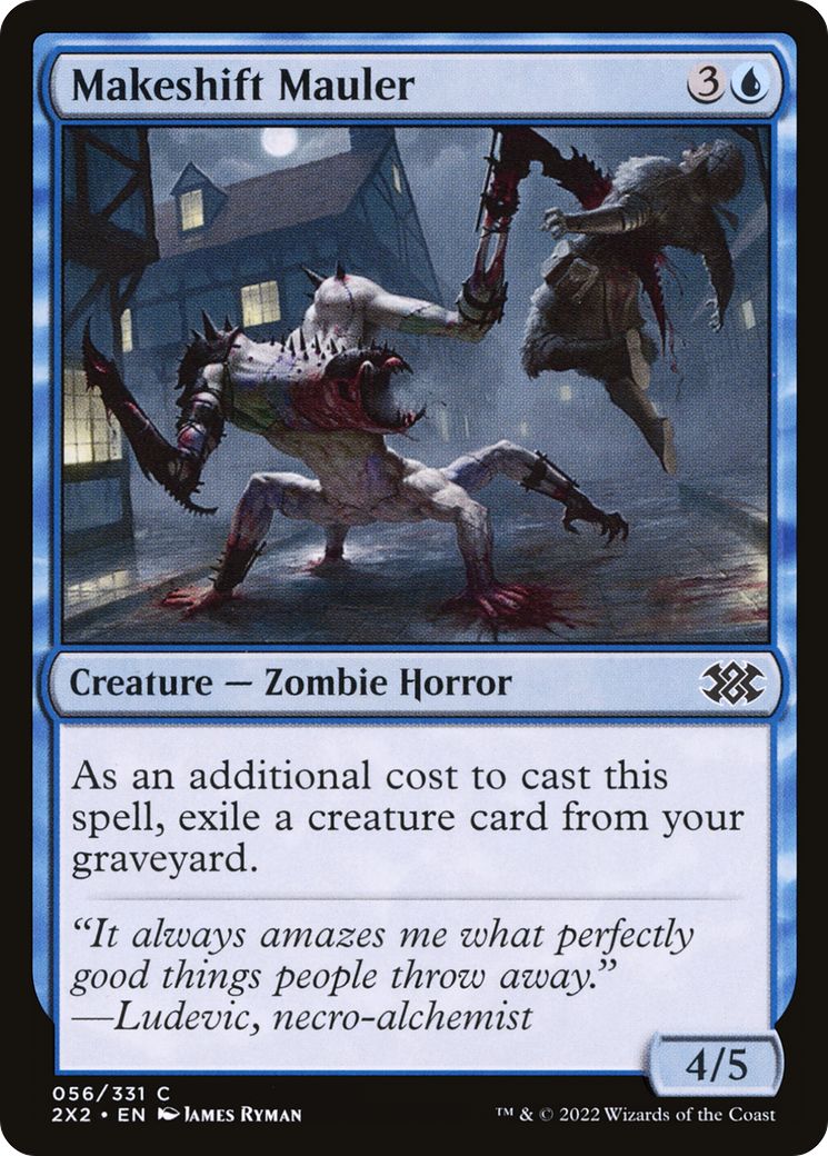 Makeshift Mauler (2X2-056) - [Double Masters 2022] Foil