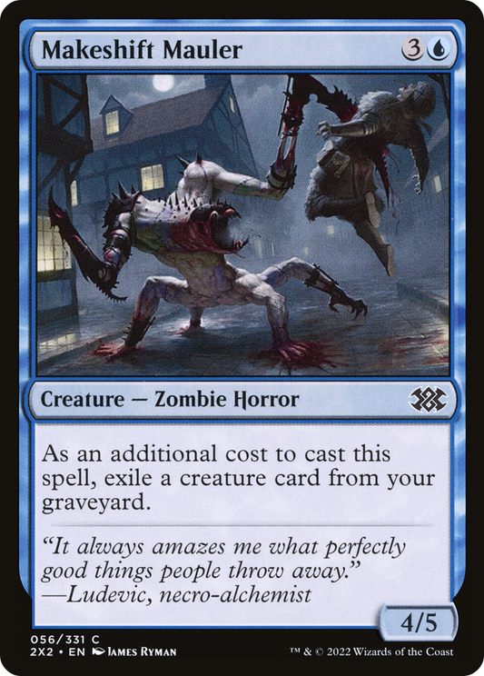 Makeshift Mauler (2X2-056) - [Double Masters 2022] Foil