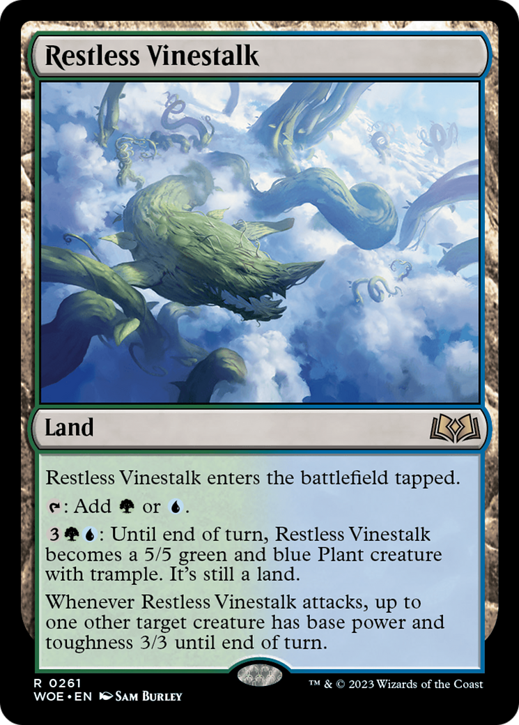 Restless Vinestalk (WOE-261) - [Wilds of Eldraine]
