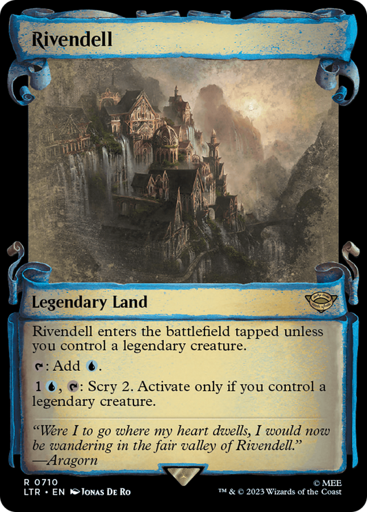 Rivendell [Le Seigneur des Anneaux : Parchemins de présentation des Contes de la Terre du Milieu] 