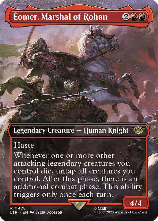 Éomer, Marshal of Rohan (LTR-428) - [The Lord of the Rings: Tales of Middle-earth] (Borderless) Foil