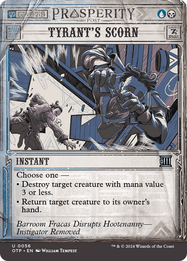 Tyrant's Scorn (OTP-056) - [Breaking News]: (Showcase) (Borderless)
