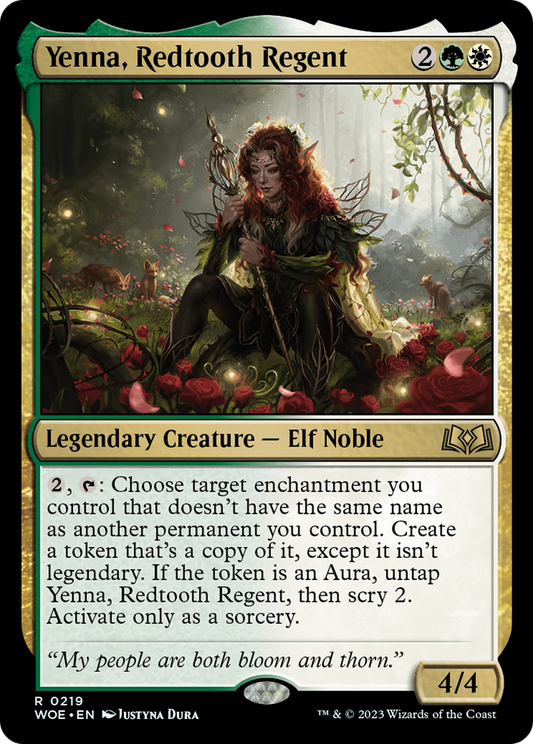 Yenna, Redtooth Regent (WOE-219) - [Wilds of Eldraine] Foil